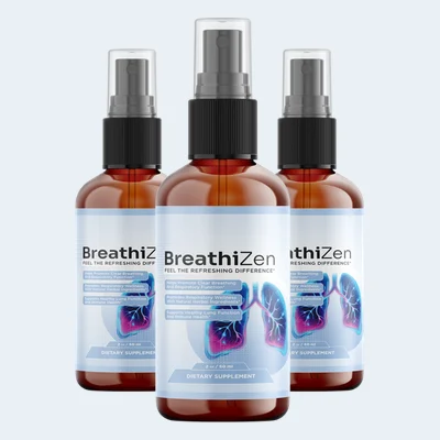 Breathizen 3 bottle kit of lung support oral spray